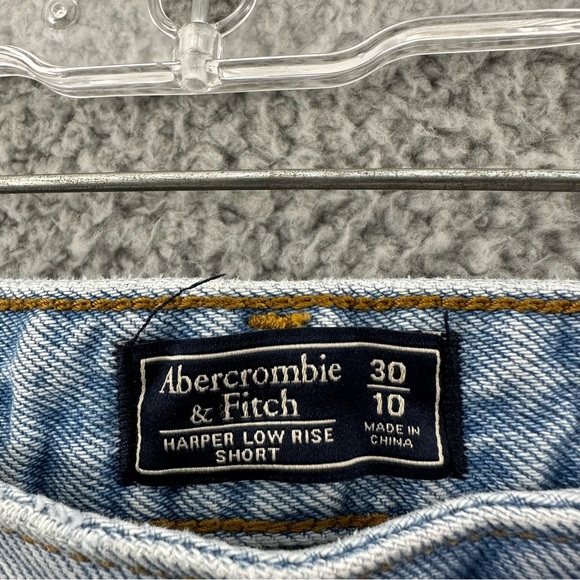 Abercrombie & Fitch Harper Low Rise Shorts Embroidered Floral Festival W 10 30 - Picture 4 of 10